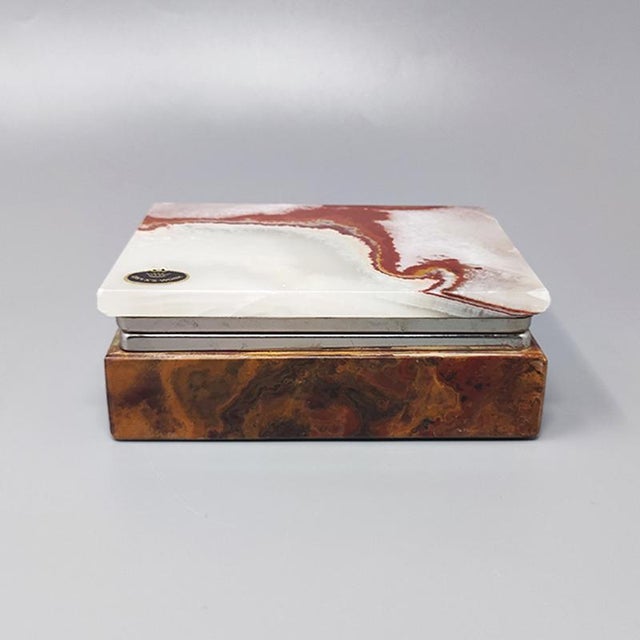 Mid-Century Modern Onyx Box, Italy, 1960s For Sale - Image 3 of 8