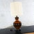 Mid 20th Century Mid Century Modern Lamp Large Brown and Black Bulbous Ceramic For Sale - Image 4 of 13