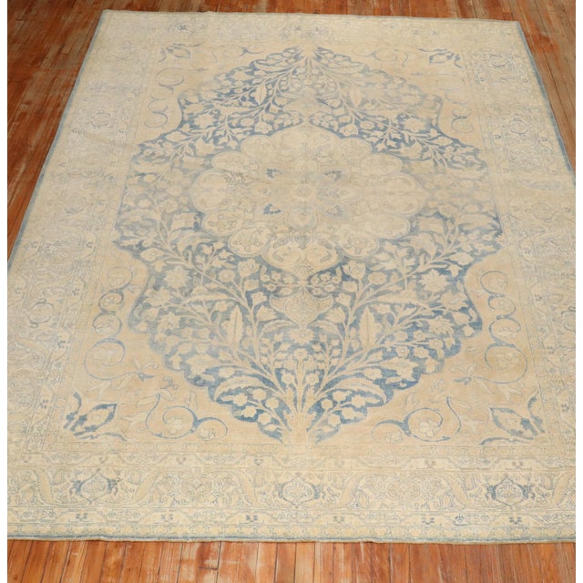Bauhaus Antique Zabihi Collection Persian Tabriz Rug For Sale - Image 3 of 12