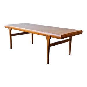 1960s Danish Expandable Teak Coffee Table Designed by Johannes Andersen