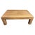 Reclaimed natural teak coffee table with an impressive four and a quarter thick top and legs. Solid teak logs are joined...