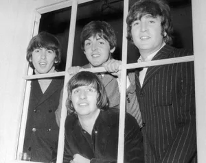 R. McPhedran, Peek-a-Boo Beatles, 1965 / 2022, Photograph