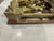 Antique Chinese Gilt Carved Wood Wall Panel, Battle Scene Relief For Sale - Image 13 of 15