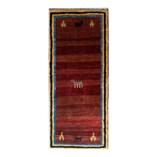 Vintage Persian Gabbeh Rug For Sale