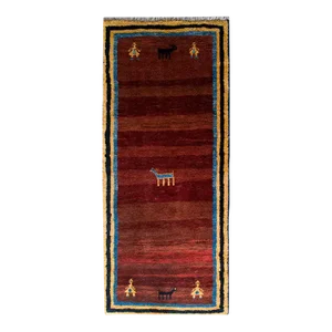 Vintage Persian Gabbeh Rug