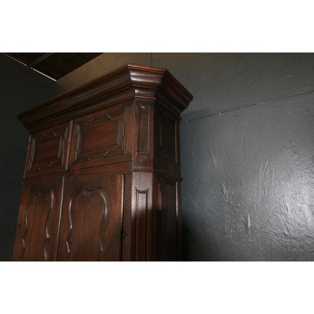 Large 18th Century Monastery Cabinet in Oak For Sale - Image 12 of 15