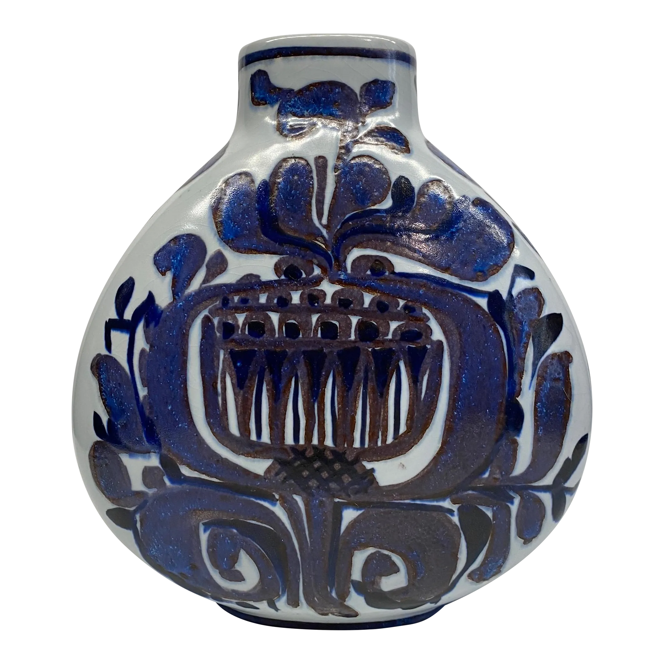 1960s Kari Christiansen for Royal Copenhagen & Alumia Art Pottery