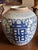Chinese Blue and White Porcelain Pair of Ginger Jars With Double Happiness Symbols, Having Their Original Domed Lid For Sale - Image 12 of 12