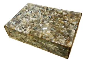 Resin With Mother of Pearl Inclusion Box