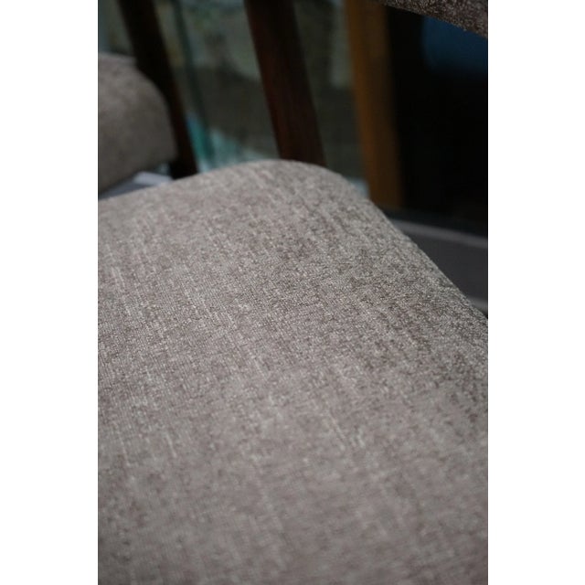 1950s Set of 4 Danish Rosewood "Madsen" Dining Chairs Attributed to Aksel Bender For Sale - Image 9 of 15