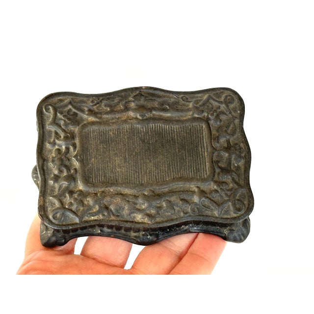 e.g. Zimmermann Germany Antique Cast Iron Decorative Box For Sale In New York - Image 6 of 12