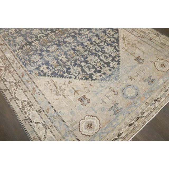 Early 20th Century Blue Large Corridor Persian Malayer Rug - 6'10" x 20' For Sale - Image 15 of 15