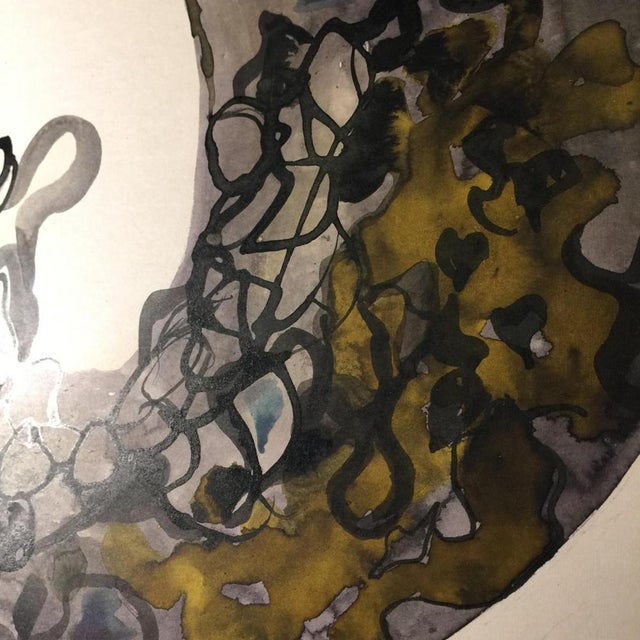 Anne Body, The Great Combat, Mixed Media on Paper, 1965 For Sale - Image 7 of 15