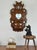 Antique Hand Carved Tramp Art Heart and Winged Motif Wall Pocket Attributed to John Frank Zadzora, 1934 Dimensions: 31” H...