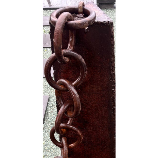 Cast Iron Bell Steel 4 Ft Artisan Made Antique 19th Century For Sale - Image 4 of 11