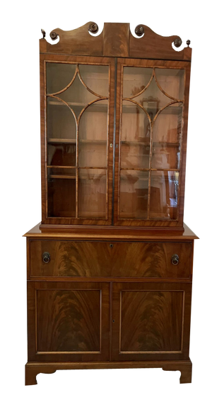 Antique Regency Mahogany Cabinet, 1825