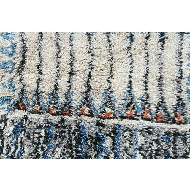 Ivory Swedish Rya Rug by Aili Suomi Doris Leslie Blau Collection For Sale - Image 8 of 10