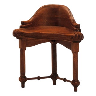 Calvet Stool by Antoni Gaudí for BD Barcelona For Sale