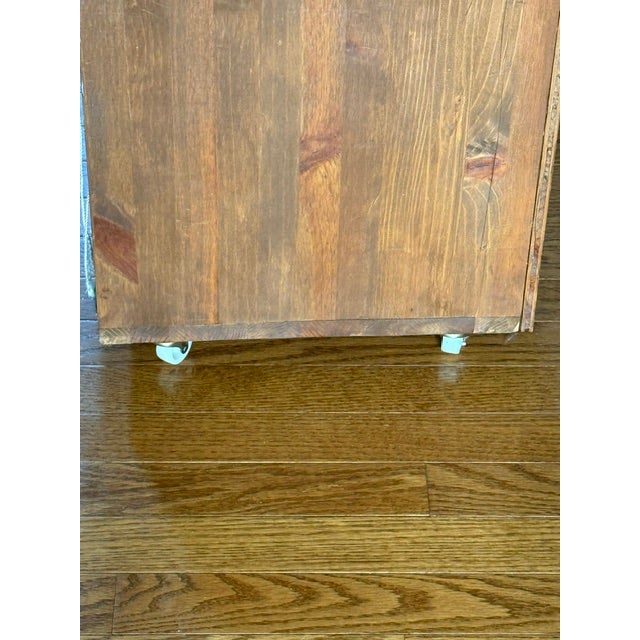 Carl Forslund Cherry Dining Table With Six Chairs and Custom Table Pads For Sale - Image 13 of 15