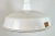 Industrial White Enamel Factory Pendant Lamp from Quadrangle Mfg. Co., 1960s For Sale - Image 4 of 18