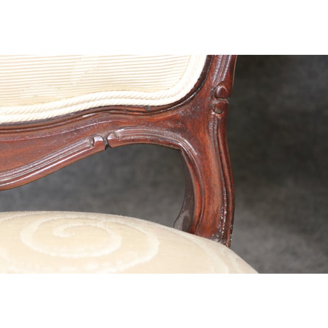 Set of 12 French Tall Back Louis XV Style Mid 20th C Carved Dining Chairs For Sale - Image 11 of 14