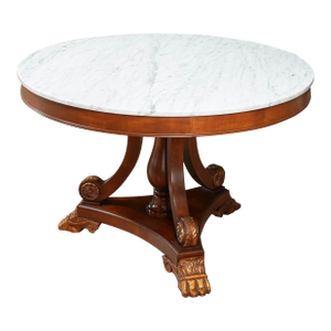 Vintage Marble Top Center Table