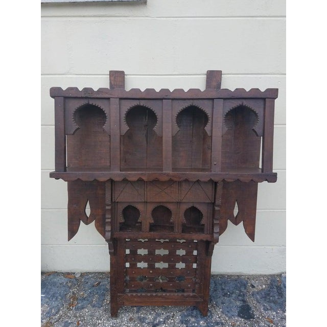 Moroccan Reclaimed Wood Wall Shelf Ben 2 Chairish