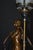 Art Nouveau Bronze Figural Table Lamp with Curved Glass Shade attributed to Luca Madrassi, 1920s For Sale - Image 9 of 16