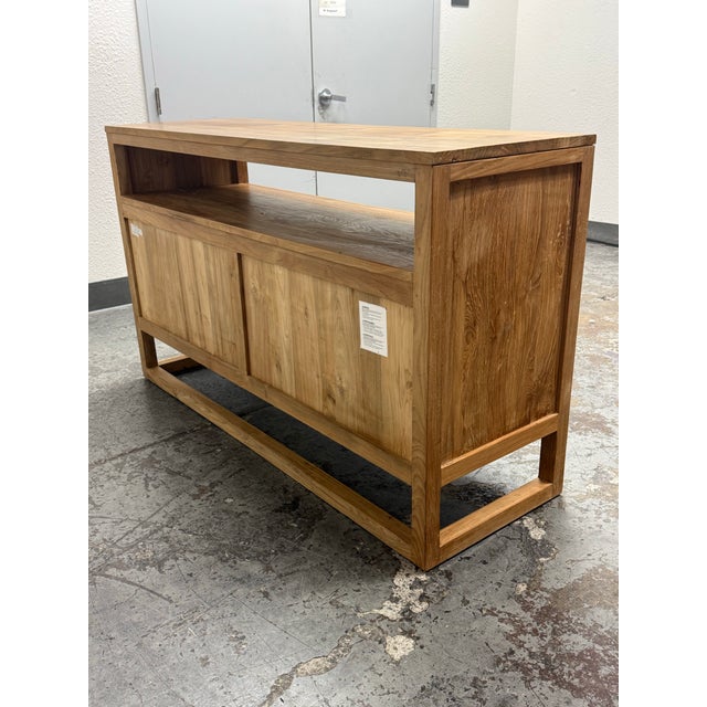 Wood Crate & Barrel Linea II Natural Four-Drawer Dresser For Sale - Image 7 of 12