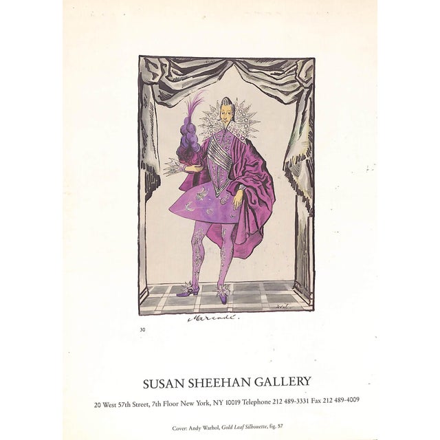 Traditional Andy Warhol and Cecil Beaton: Design and Draughtsmanship: March 2 - May 20, 2000 For Sale - Image 3 of 5