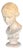 Classic Plaster Female Bust, 1960s For Sale