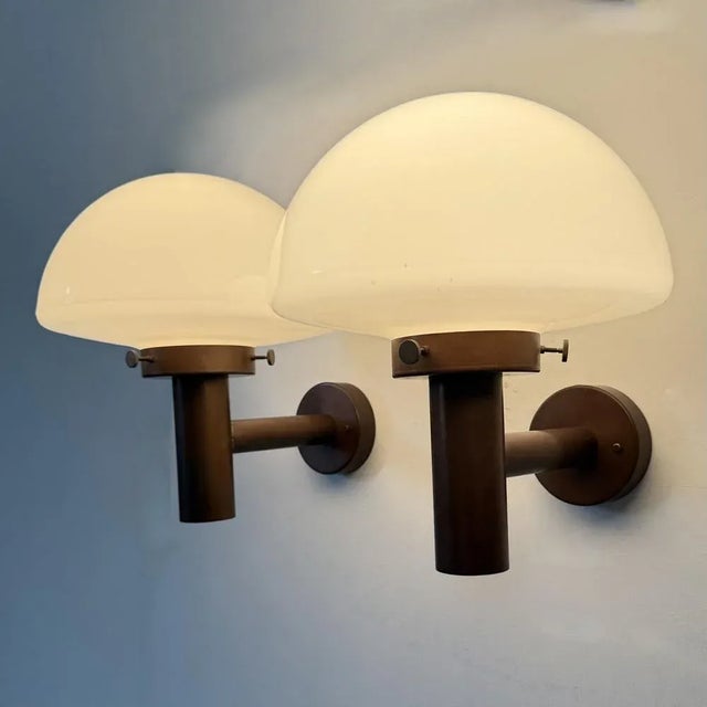 Glass Globe Wall Sconces by Lisa Pape, Sweden, 1970s, Set of 2 For Sale - Image 13 of 18