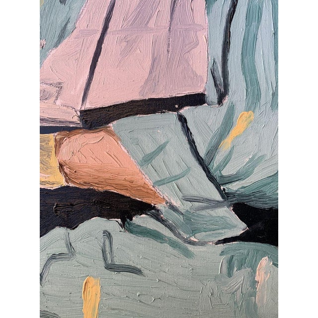 Oil Painting While Reading a Book Oleksandr Gukalov For Sale - Image 10 of 12
