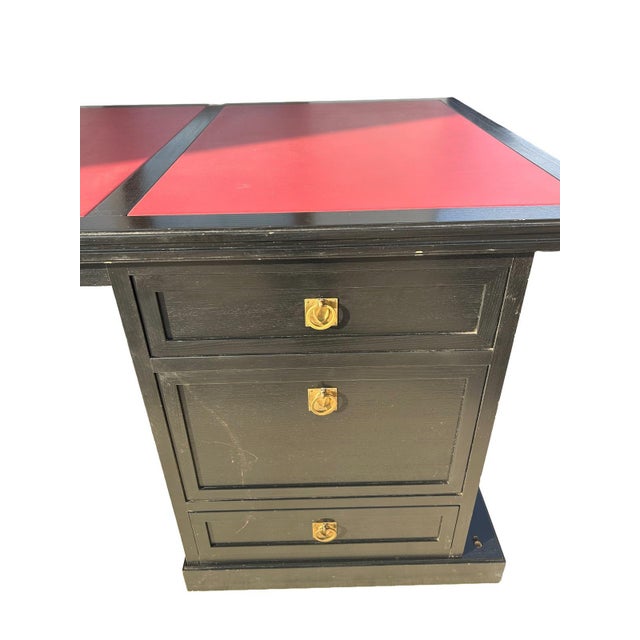 1990s Vintage Freestanding Executive Desk, 1960 For Sale - Image 5 of 18