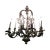 Ten Light Baroque Chandelier Vintaged Silver-Metal Foliate Design For Sale - Image 13 of 13