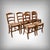 Vintage Cherrywood Straw Chairs, 1950s, Set of 6 For Sale - Image 18 of 18