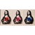 Complete Set - Red, Pink & Blue - Leonardo Da Vinci's Mona Lisa & Jeff Koons' Balloon Dogs by Mr. Brainwash c.2019 For Sale - Image 10 of 10