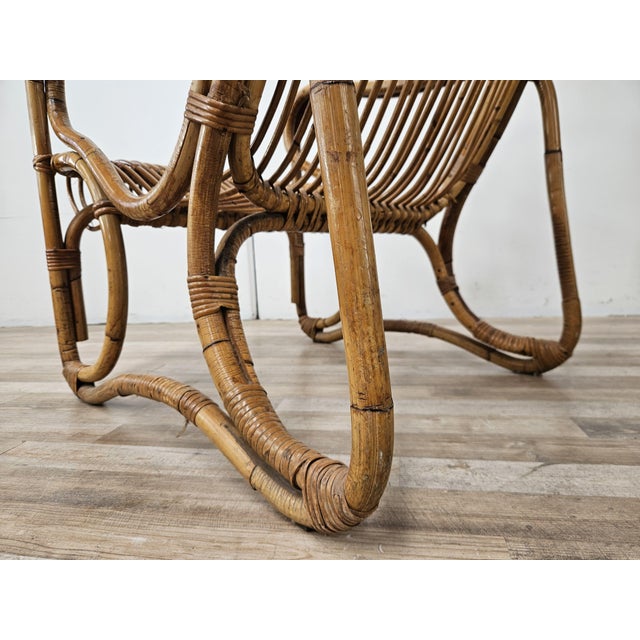 Vintage Wicker Armchairs, 1970, Set of 2 For Sale - Image 12 of 13