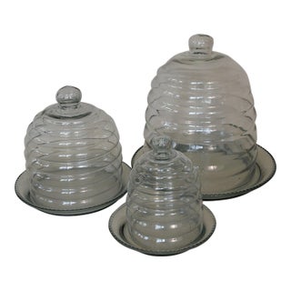 Antique French Glass Bell Garden Cloche - Small For Sale