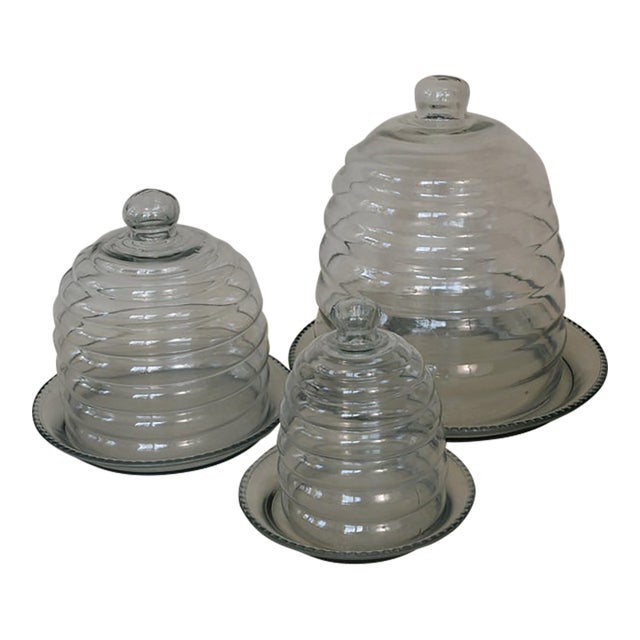 Antique French Glass Bell Garden Cloche - Small For Sale