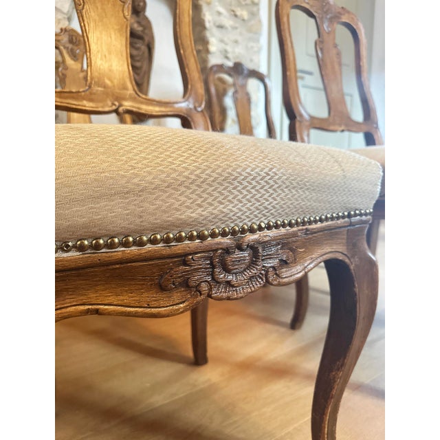 Antique Original Baroque Chairs, Walnut, Circa 1760, Set of 4 For Sale - Image 11 of 18