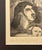 Mid-Century Modern Circa 1960s Tony Mafia Jewish Etching Artist Proof Signed Judaica Art Framed For Sale - Image 3 of 8