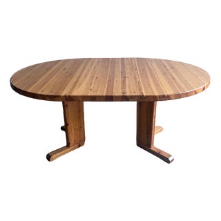 Extendable Pine Dining Table, Scandinavia, 1970s For Sale