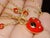 Red Aaron Basha 18k Gold Diamond Enamel Ladybug Puffy Heart Pendant Necklace For Sale - Image 8 of 14