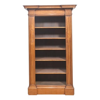 Satinwood Open Bookcase For Sale
