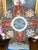 A stunning large antique Japanese Imari charger dating to the Meiji period (late 19th century). Hand painted in the...