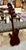 1970s Solid Teak Hand Carved Bass Guitar Sculpture For Sale - Image 4 of 10