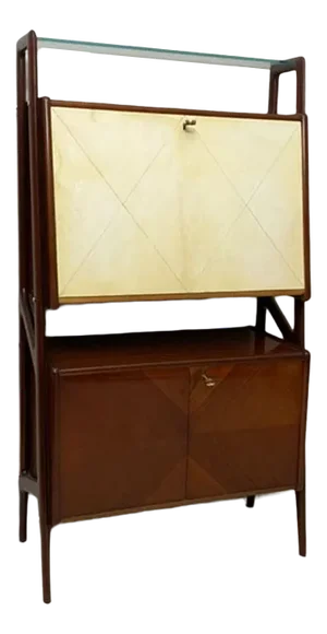 Vintage Italian Secretaire, 1950s