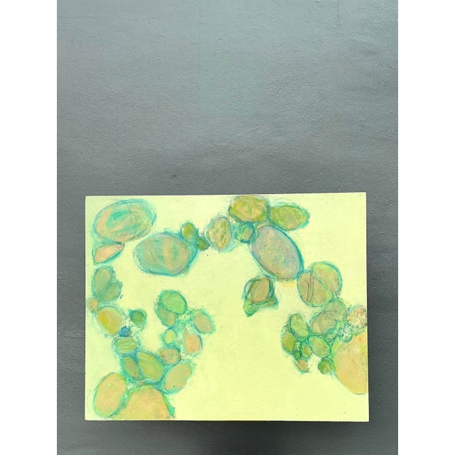 Late 20th Century Vintage Original Abstract Oil on Canvas For Sale - Image 5 of 12