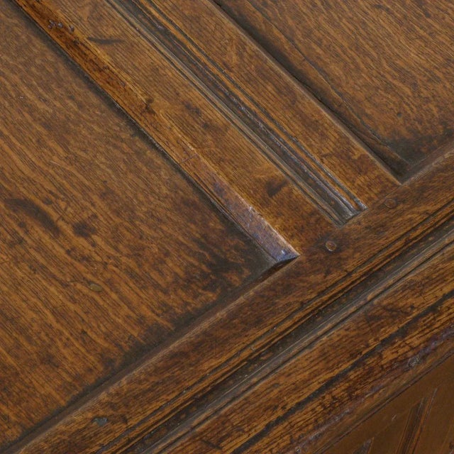 Brown 17th Century English Oak Kist For Sale - Image 8 of 14